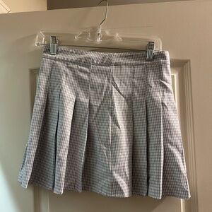 Boutique plaid mini skirt